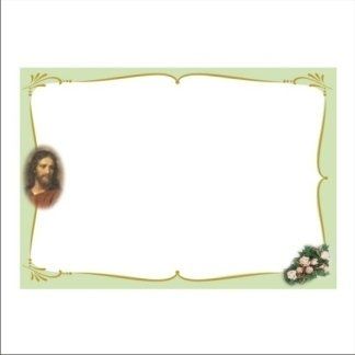 manifesto funebre con santo