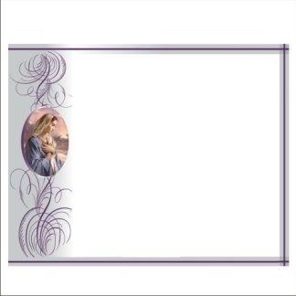 manifesto funebre con madonna in ovale