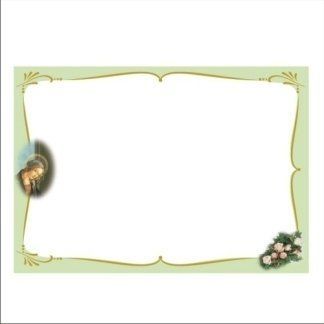 manifesto funebre con immaginetta