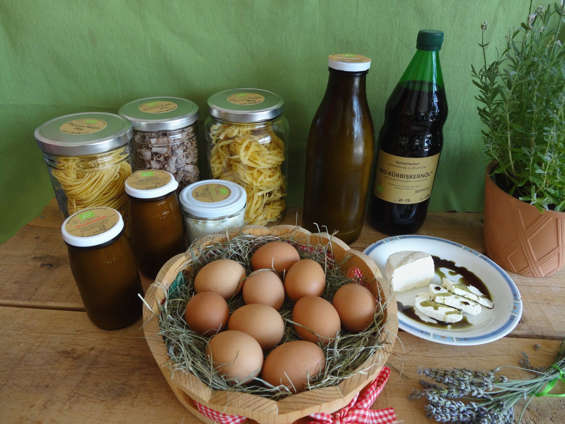 Aschacherhof, Bio-Bauernhof, Ernährung