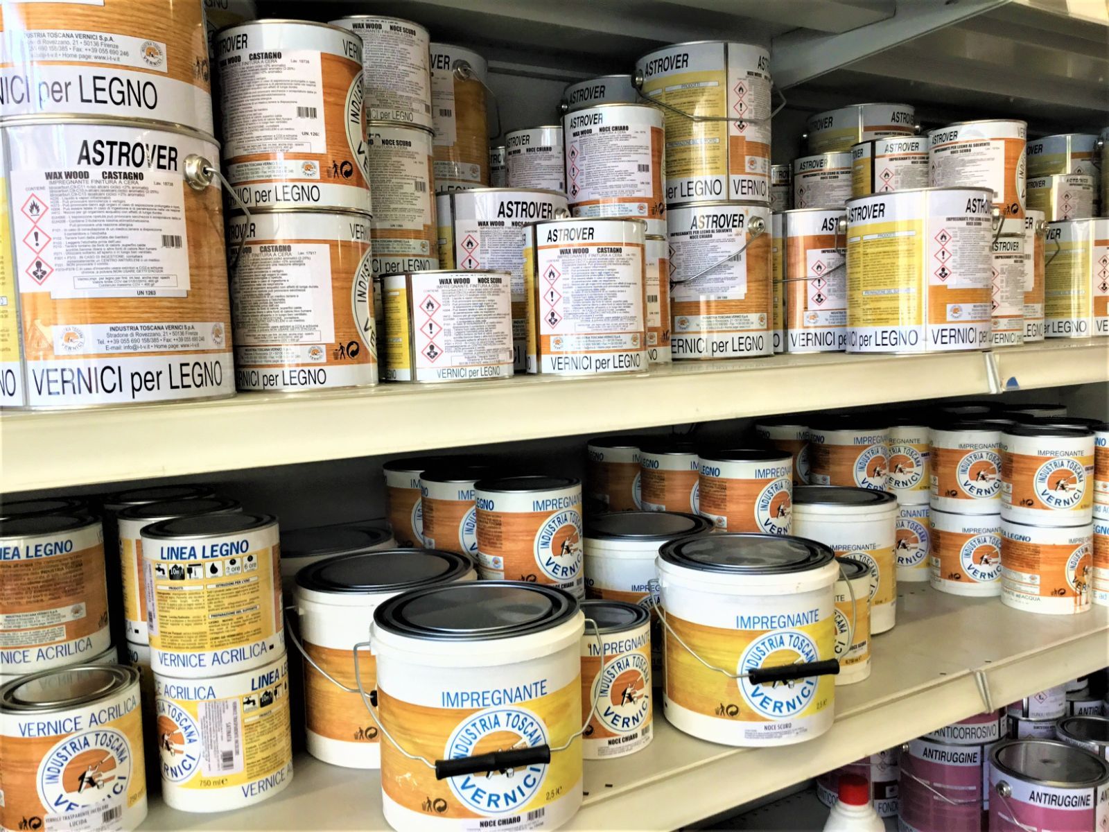 Fondi preparatori per vernice