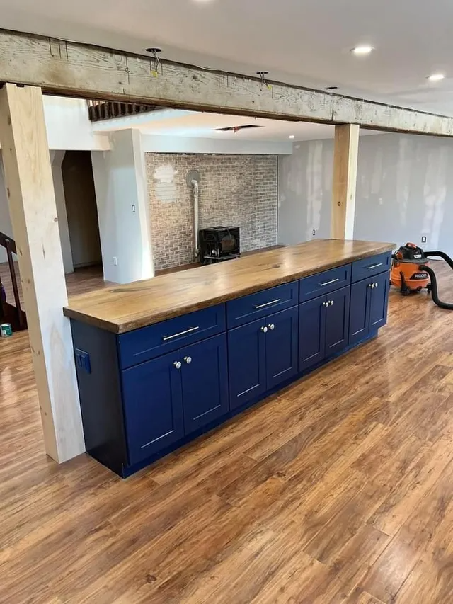 Beautiful Blue Cabinets