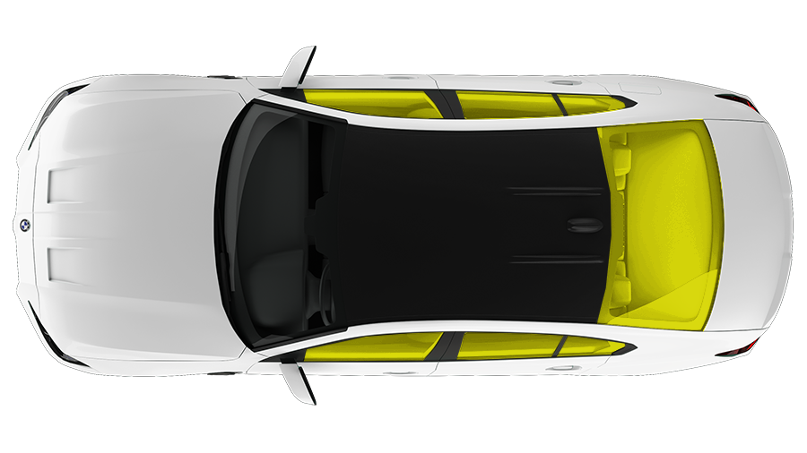 BMW M3 - All Sides and Rear Window