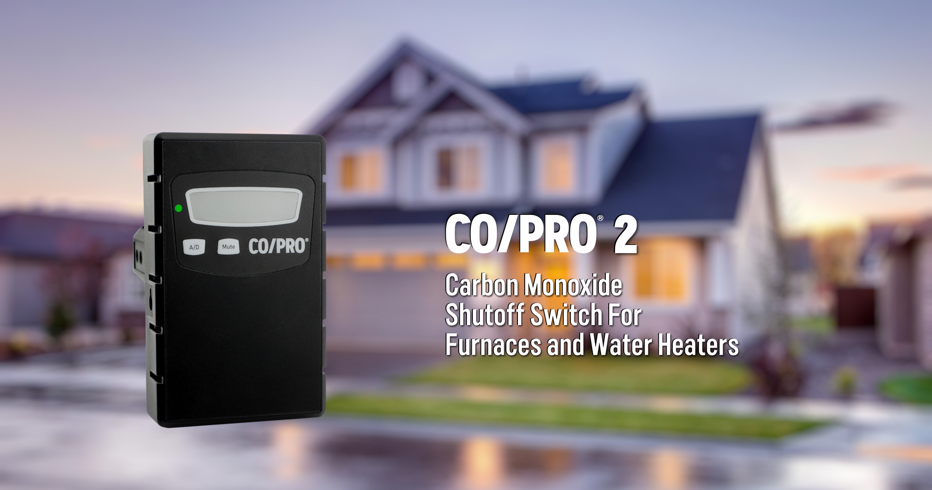 CO/PRO® Carbon Monoxide Shutoff Switch