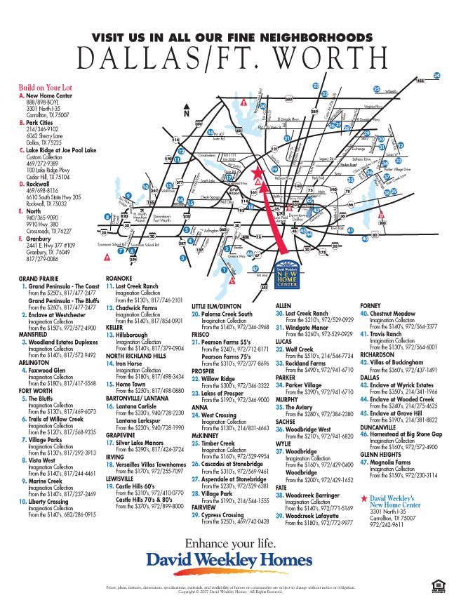 A map of dallas / ft worth is shown on a white background.