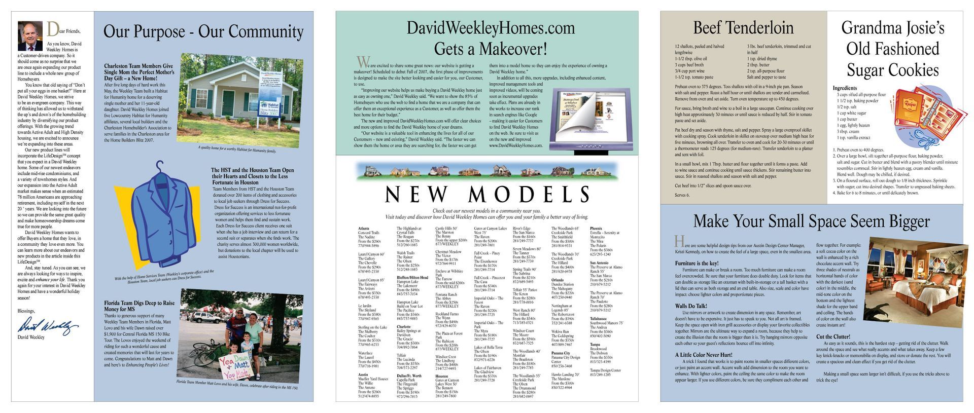 A collage of newspaper headlines including one that says new models