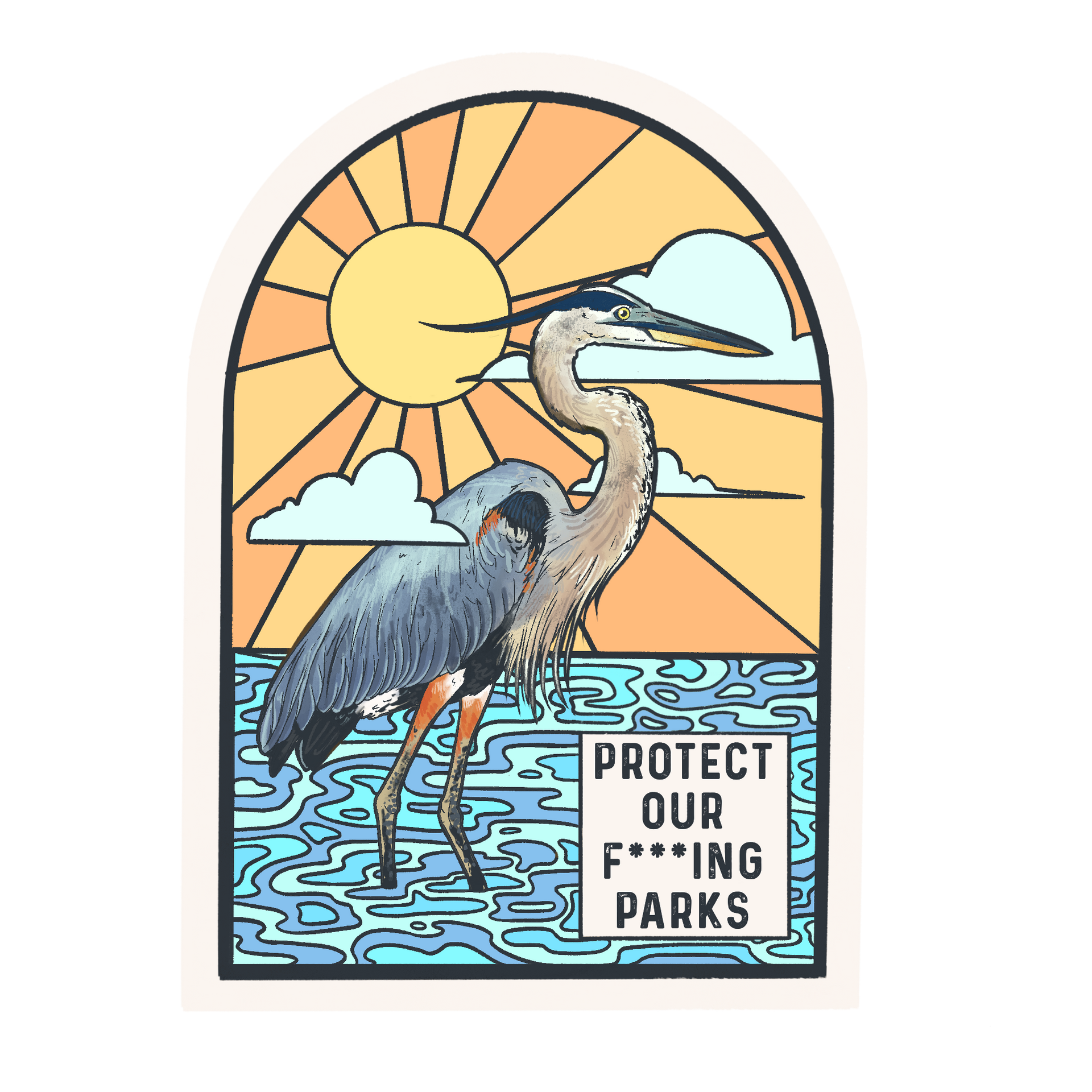 Protect Your F***ing Parks Sticker
