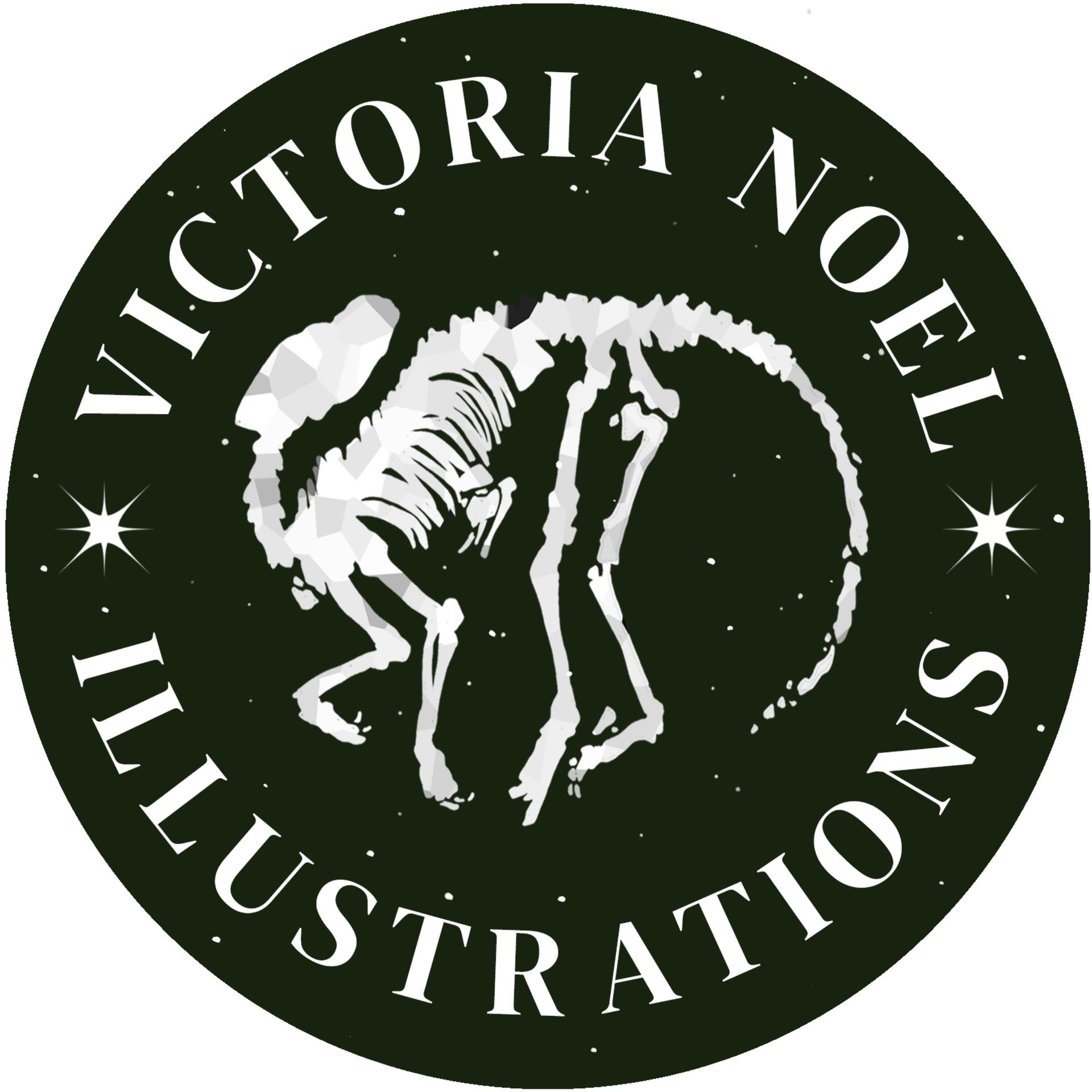 Victoria Noel Illustrations Logo Sticker