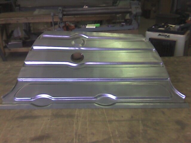 56 Thunderbird Trunk pan center