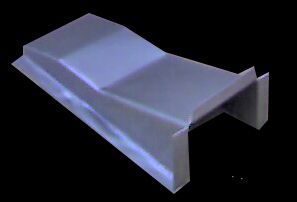 55-7 Thunderbird rear floor brace
