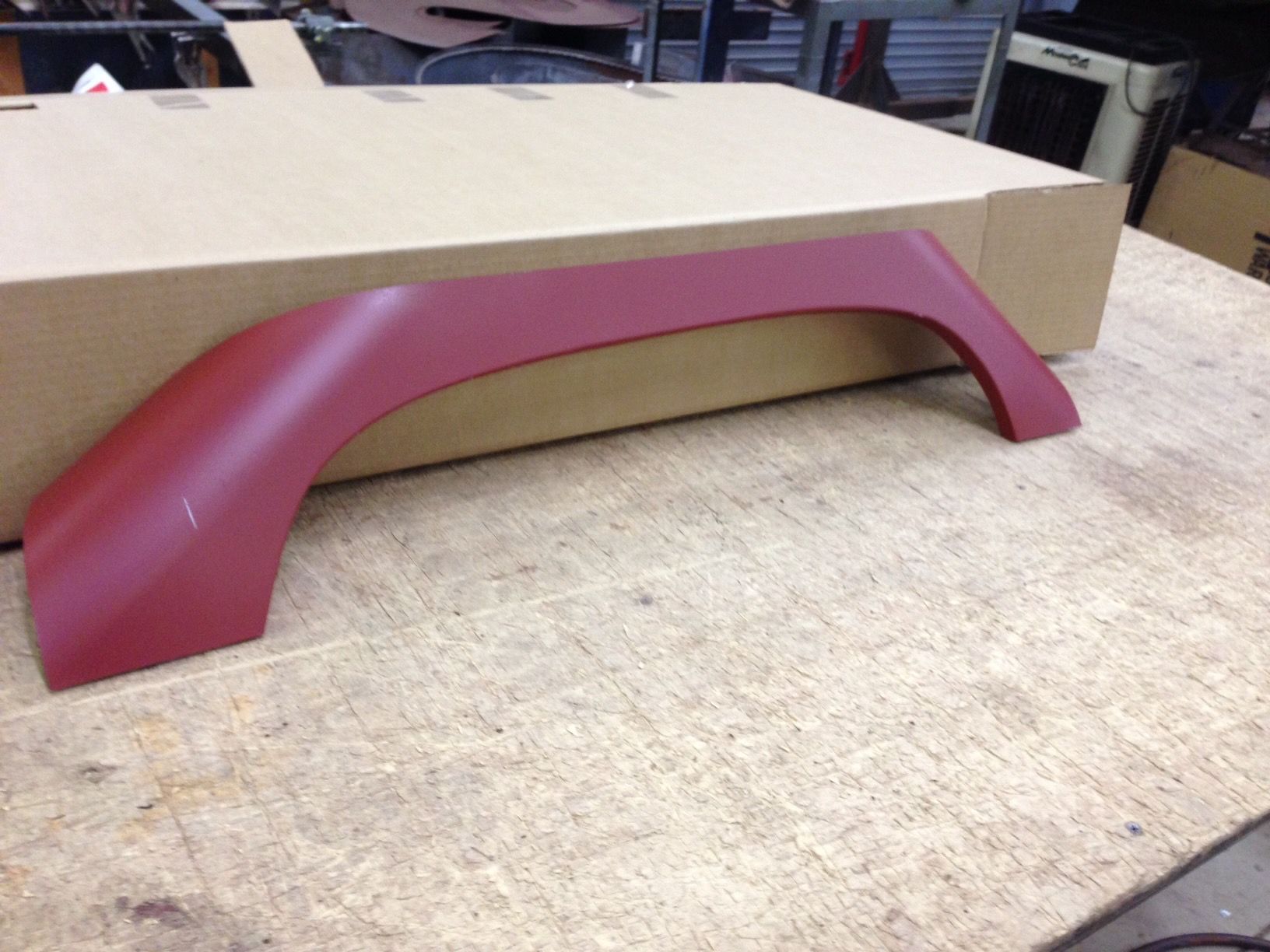 55-7 Thunderbird wheelhouse top cap repair