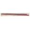 Red and white lined ruler.