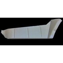 White car body panel, rectangular shape with raised sections.