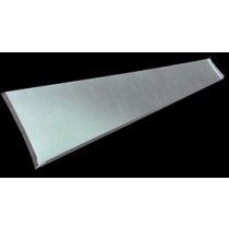 Sheet metal, tapered, against a black background.