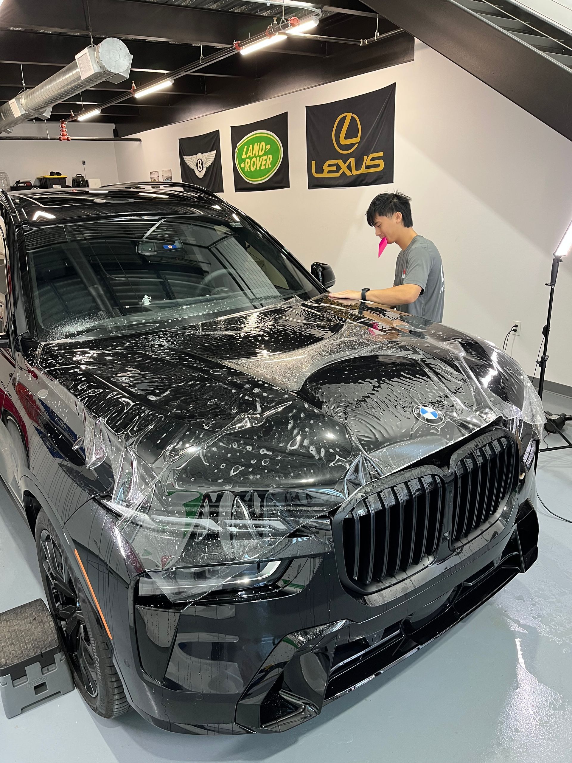 Mike Coating an FX4 Ford Truck at Fast Lane Detailing