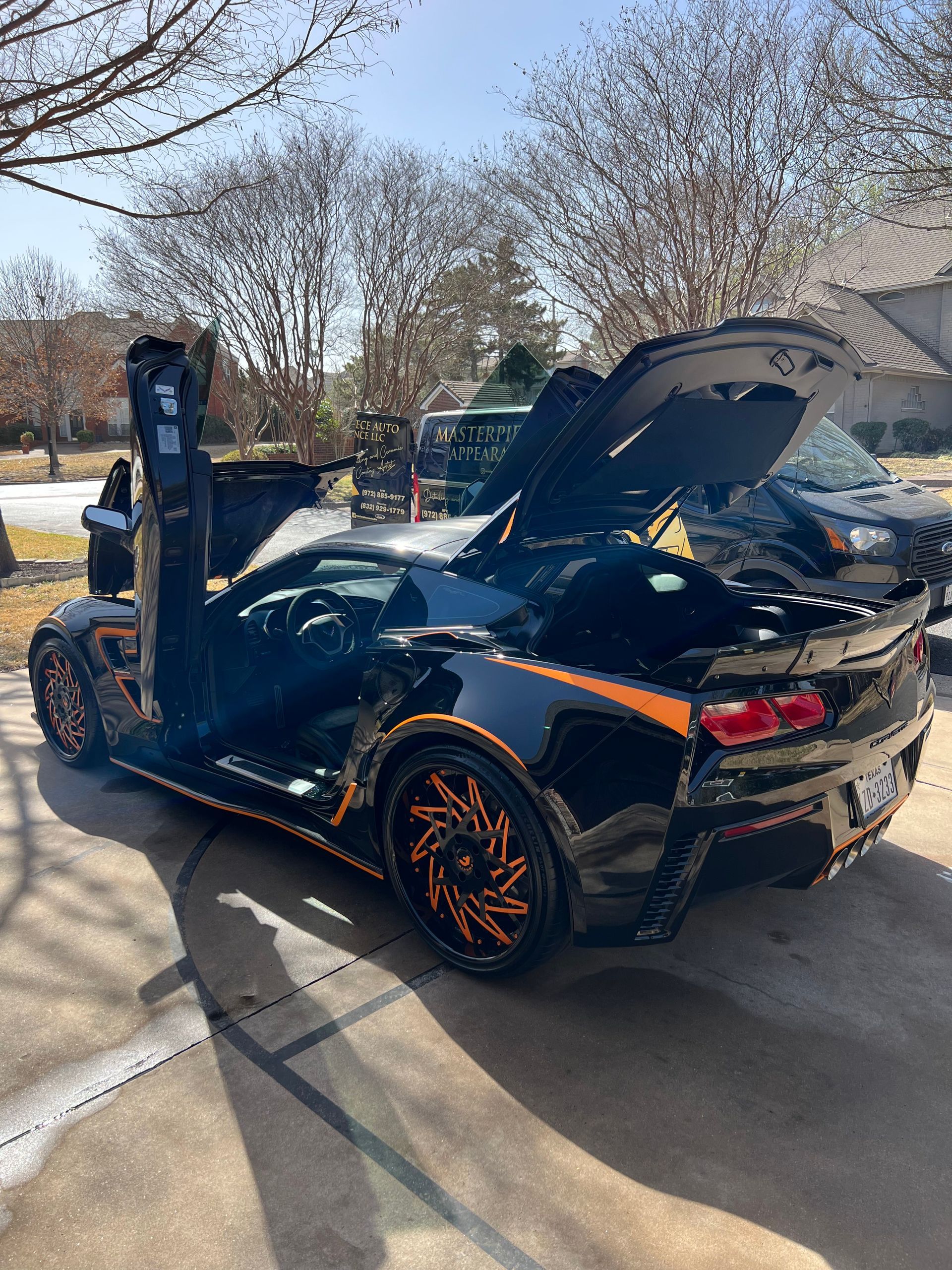 Mike Coating an FX4 Ford Truck at Fast Lane Detailing