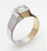 Gold and Silver Diamond Ring – Darwin, NT – Creative Jewellers