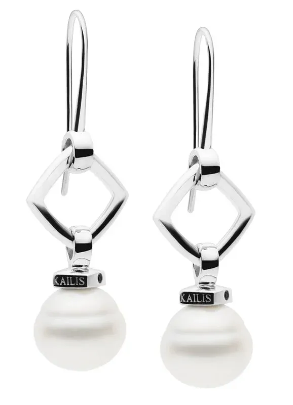 Kailis Diamond Style Silver Earrings – Darwin, NT – Creative Jewellers