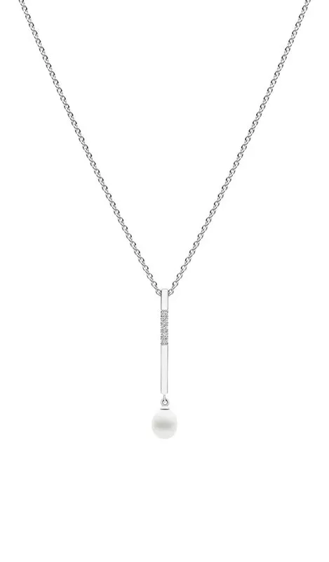 Silver Necklace with Long Pendant – Darwin, NT – Creative Jewellers