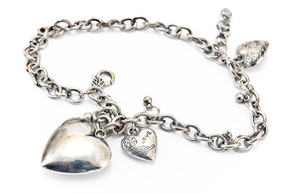 Silver Heart Bracelet – Darwin, NT – Creative Jewellers