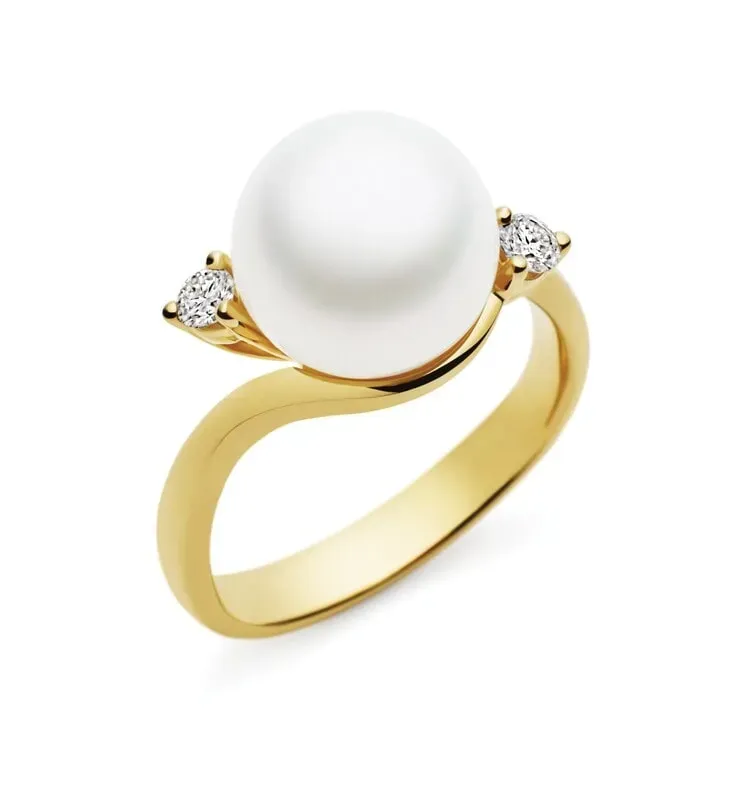 Beautiful Gold Ring with Pearl – Darwin, NT – Creative Jewellers