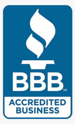 A BBB Accredited Business Logo saying we are Better Business Bureau accredited.
