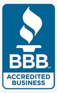 A BBB Accredited Business Logo saying we are Better Business Bureau accredited.