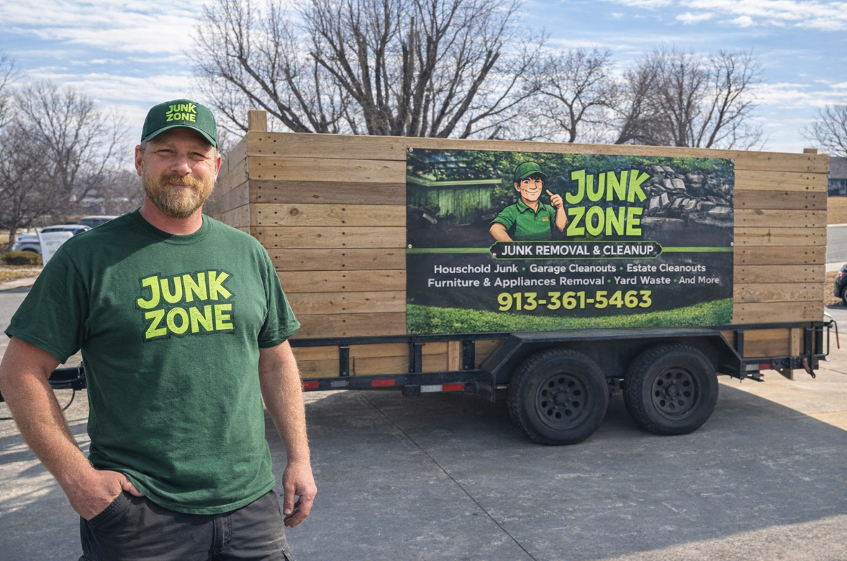 Junk Zone Truck with Phone Number