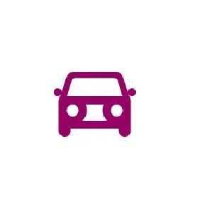 Ícone de carro roxo.