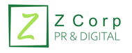 Logo for Z Corp: green square with stylized green