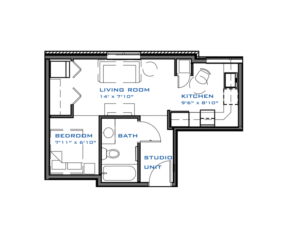 Studio Floor Plan