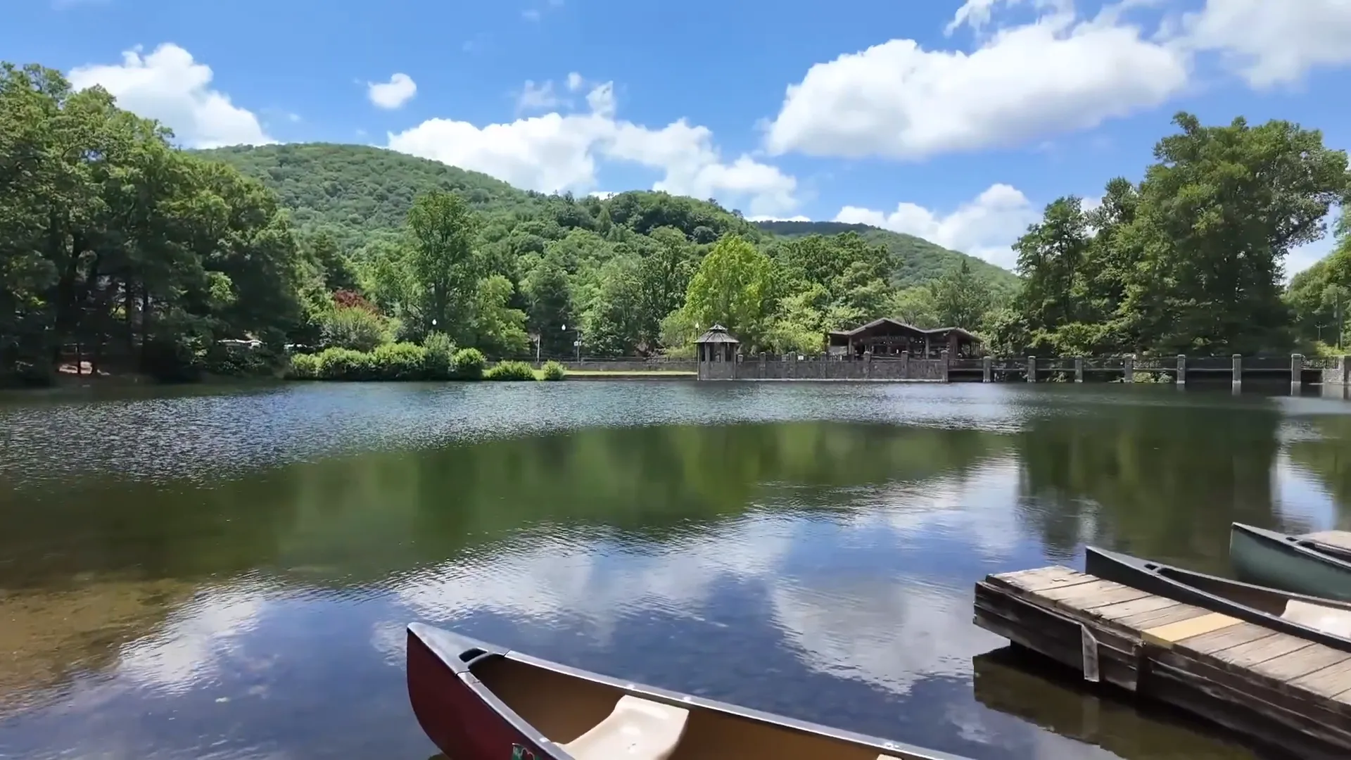 Picturesque landscape and waters at Montreat - one of the charming communities within Black Mountain