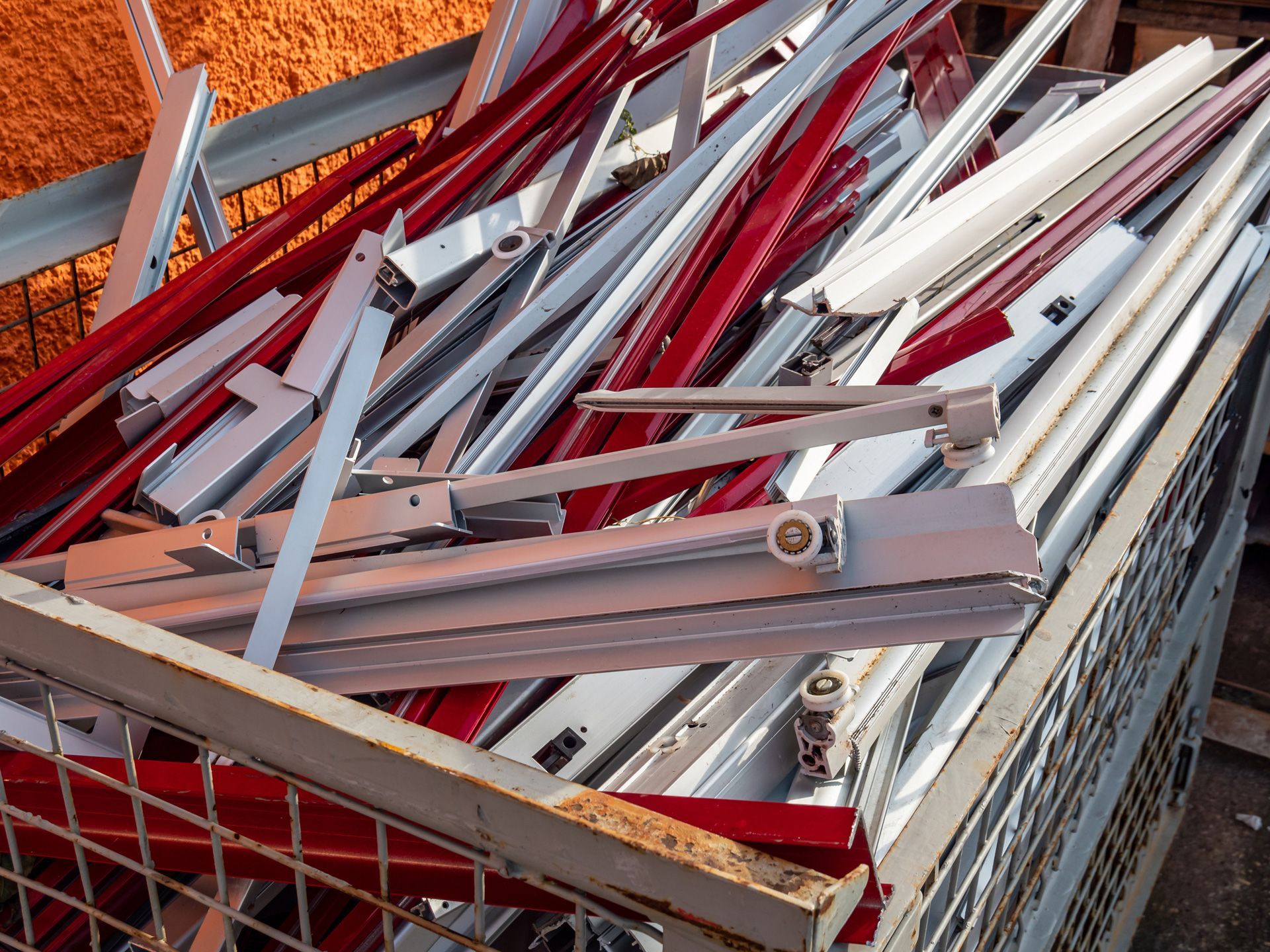 Scrap Aluminium on Basket — Perth, WA — Rondas and Co