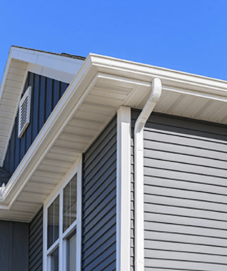 White Wall with a Curved Window — Waukee, IA — Allstate Gutter & Siding