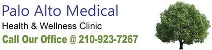 A logo for palo alto medical health and wellness clinic