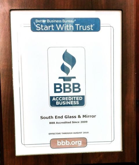 BBB - South End Glass & Mirror