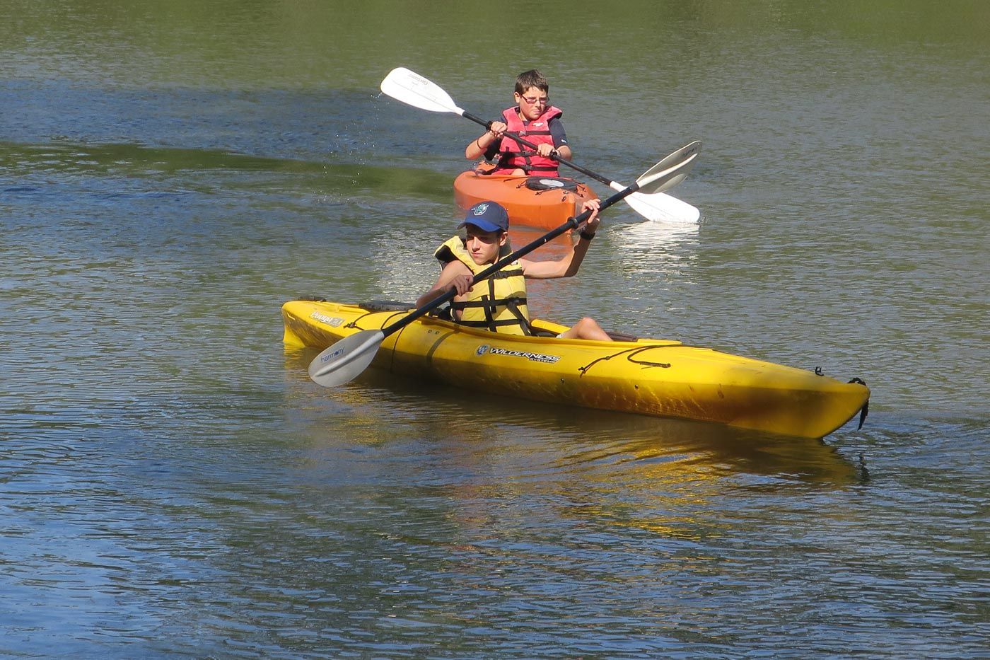 Scouts Holding Torch Near Firepit — Wadmalaw, SC — Camp Ho No Wah