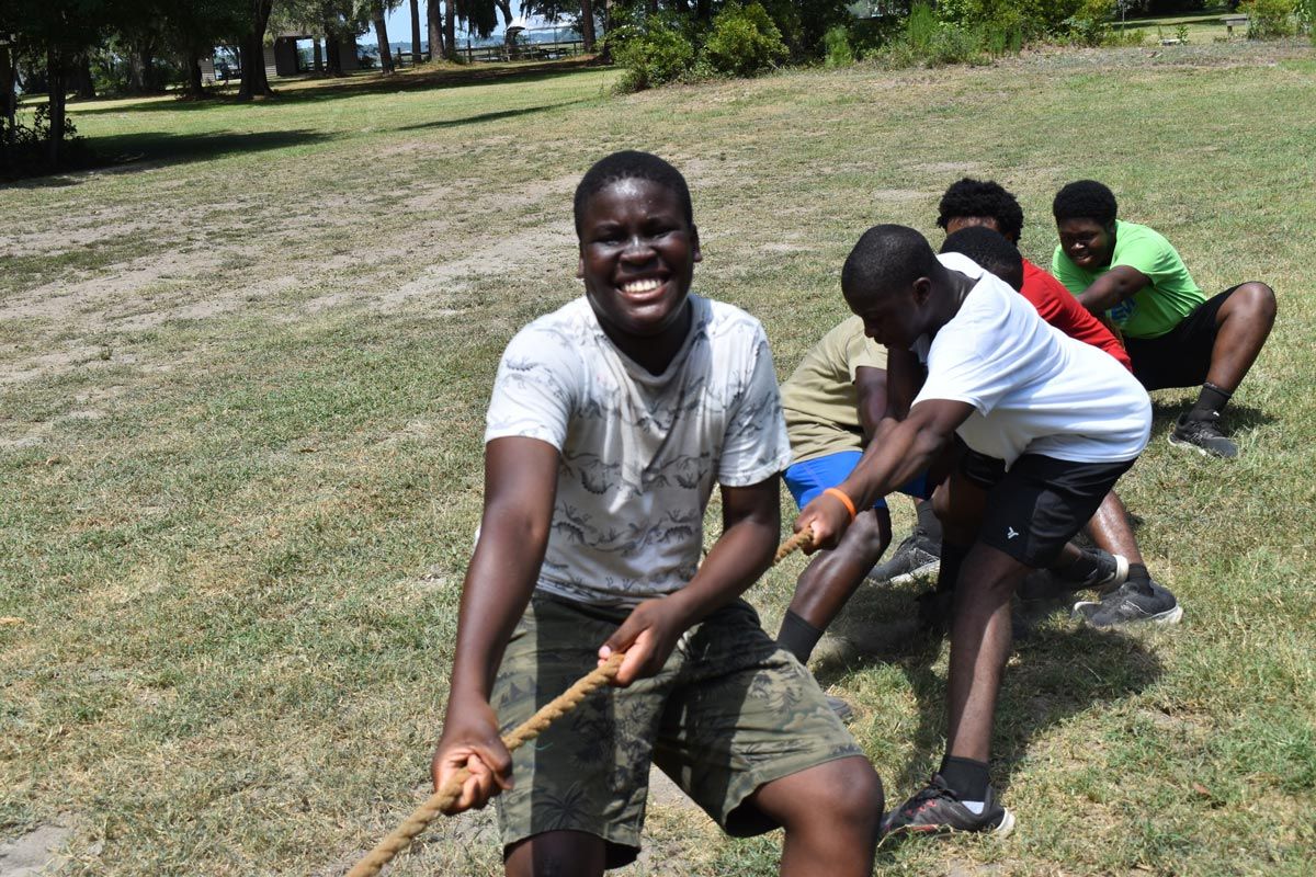 Tug Of War — Wadmalaw, SC — Camp Ho No Wah