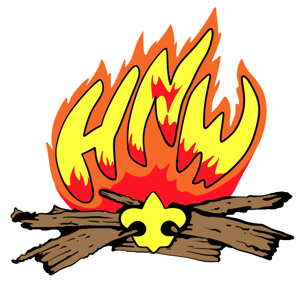Image Of A Bonfire — Wadmalaw, SC — Camp Ho No Wah