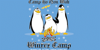 Penguins In Winter Camp Graphic — Wadmalaw, SC — Camp Ho No Wah