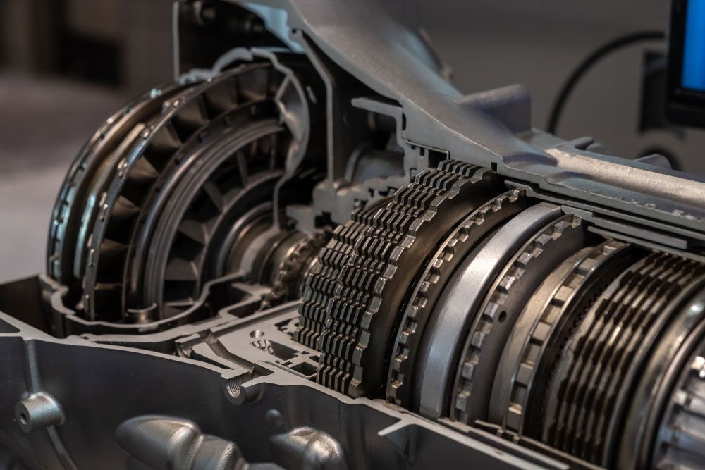 A Close Up of a Car Engine Cut in Half — K & T Ballina Mechanical In Ballina, NSW