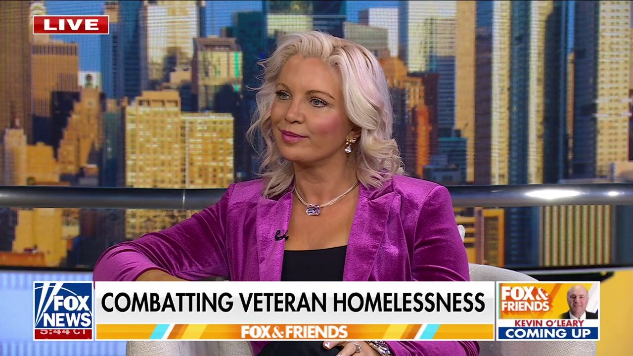 Kate Monroe on Fox News segment about veteran homelessness. 