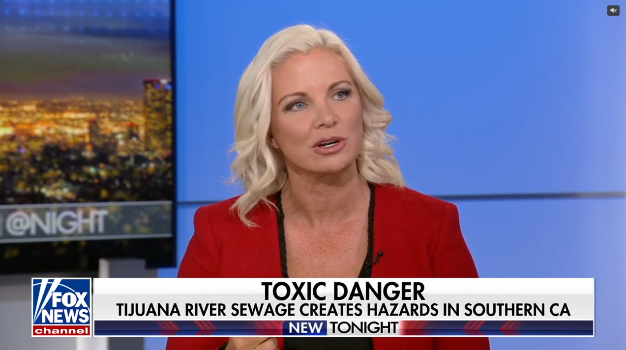 Kate Monroe on Fox News on Tijuana River sewage hazards.