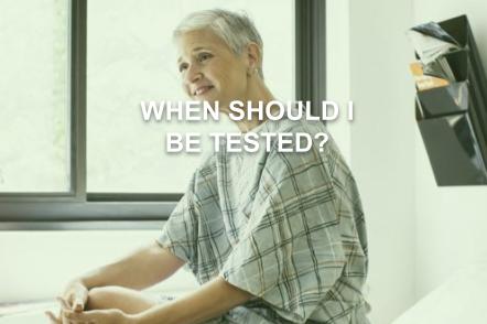 A patient in hospital gown in a hospital bed