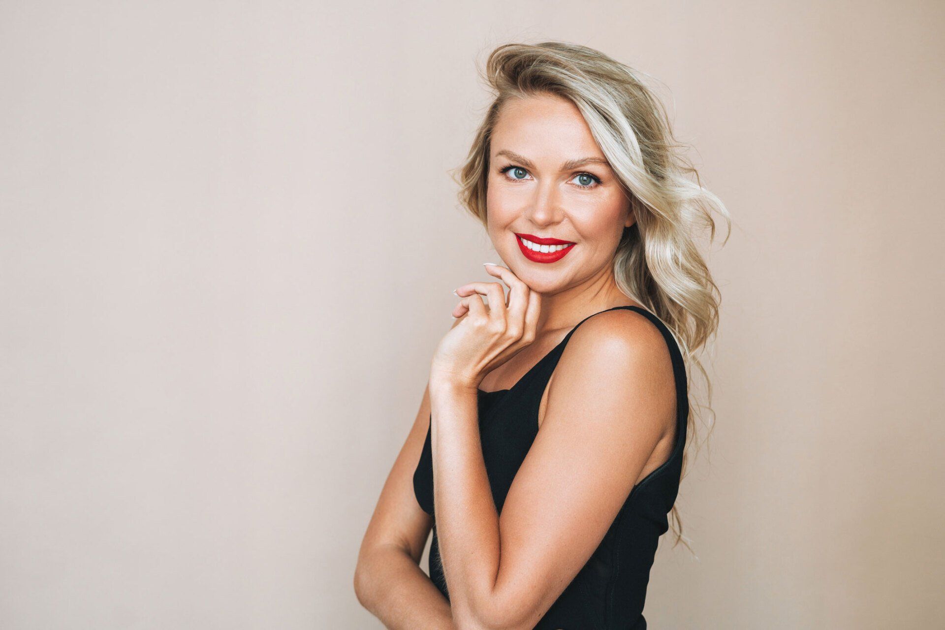 Portrait of Beautiful Blonde Woman — Sydney, NSW — Lulu Cosmetics