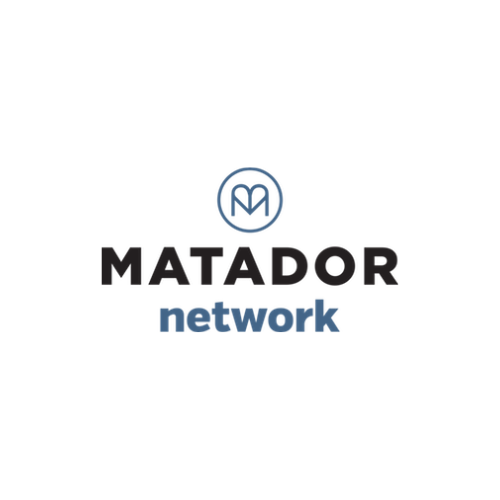 The matador network logo is on a white background.