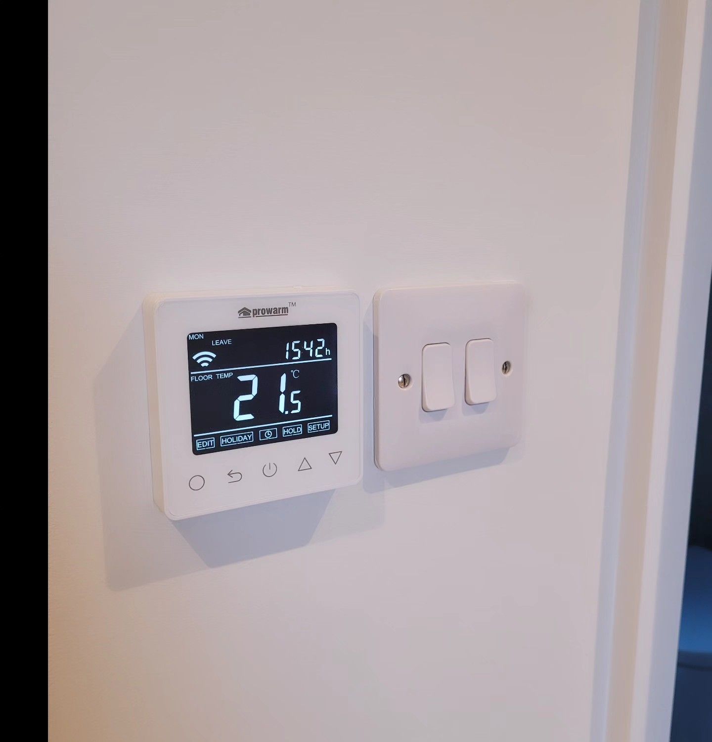 There are many different types of electrical equipment on the table.