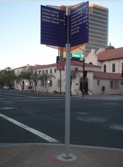 Breakaway Road Sign — Road Sign with Breakaway Bolts in Buckeye, AZ
