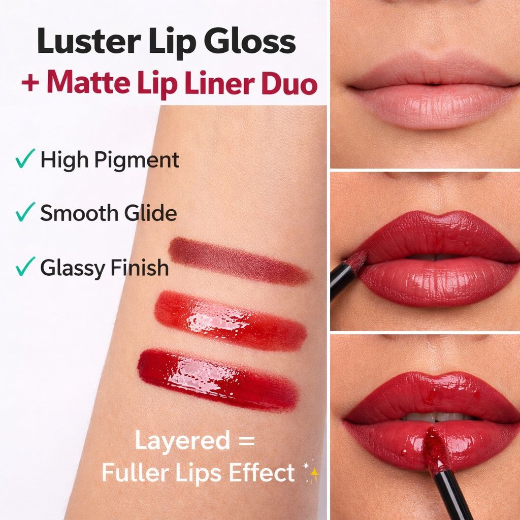 Lustre Lip Gloss/ Lip Liner Duo