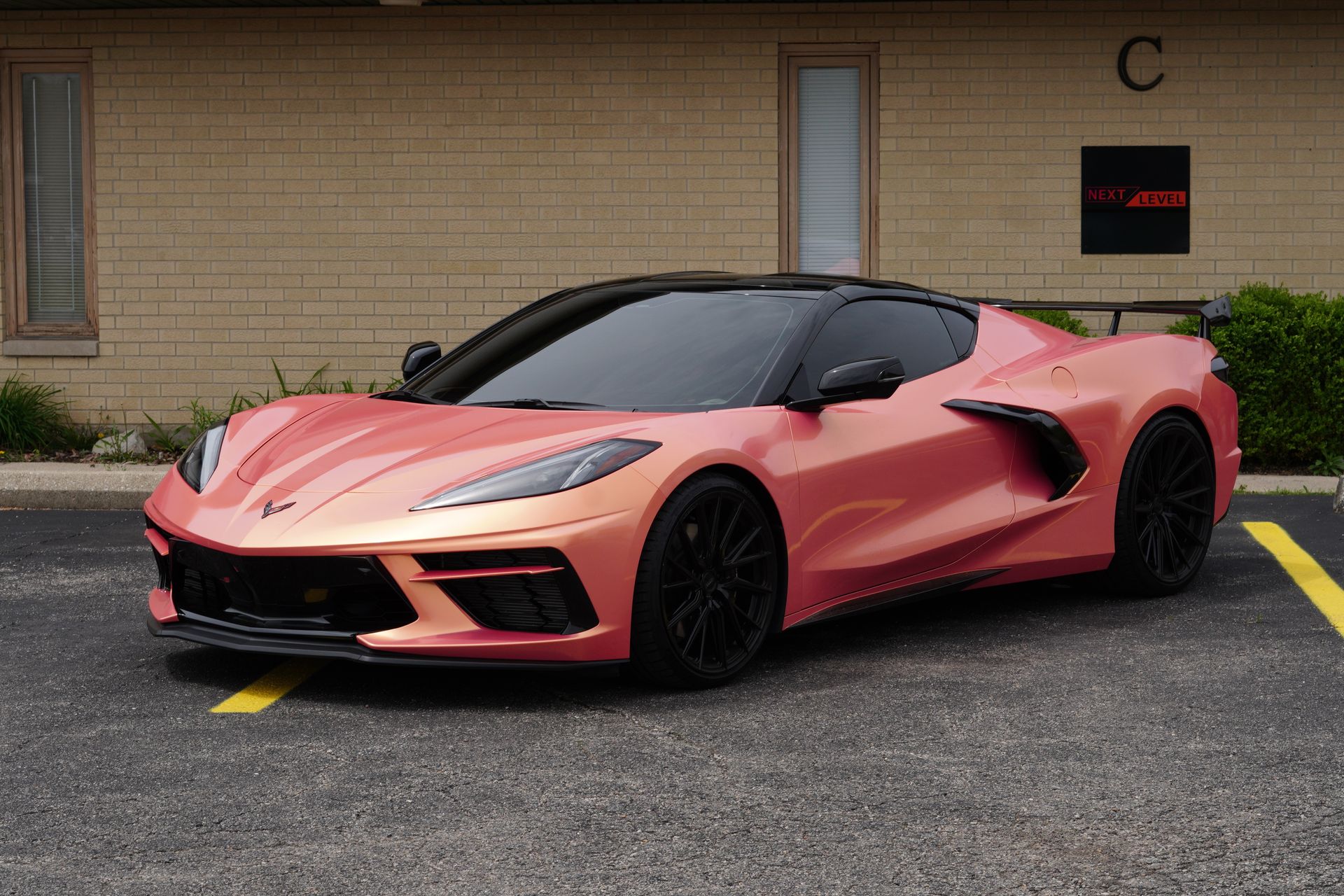 Vinyl Wrap C8 Coral Peach Front